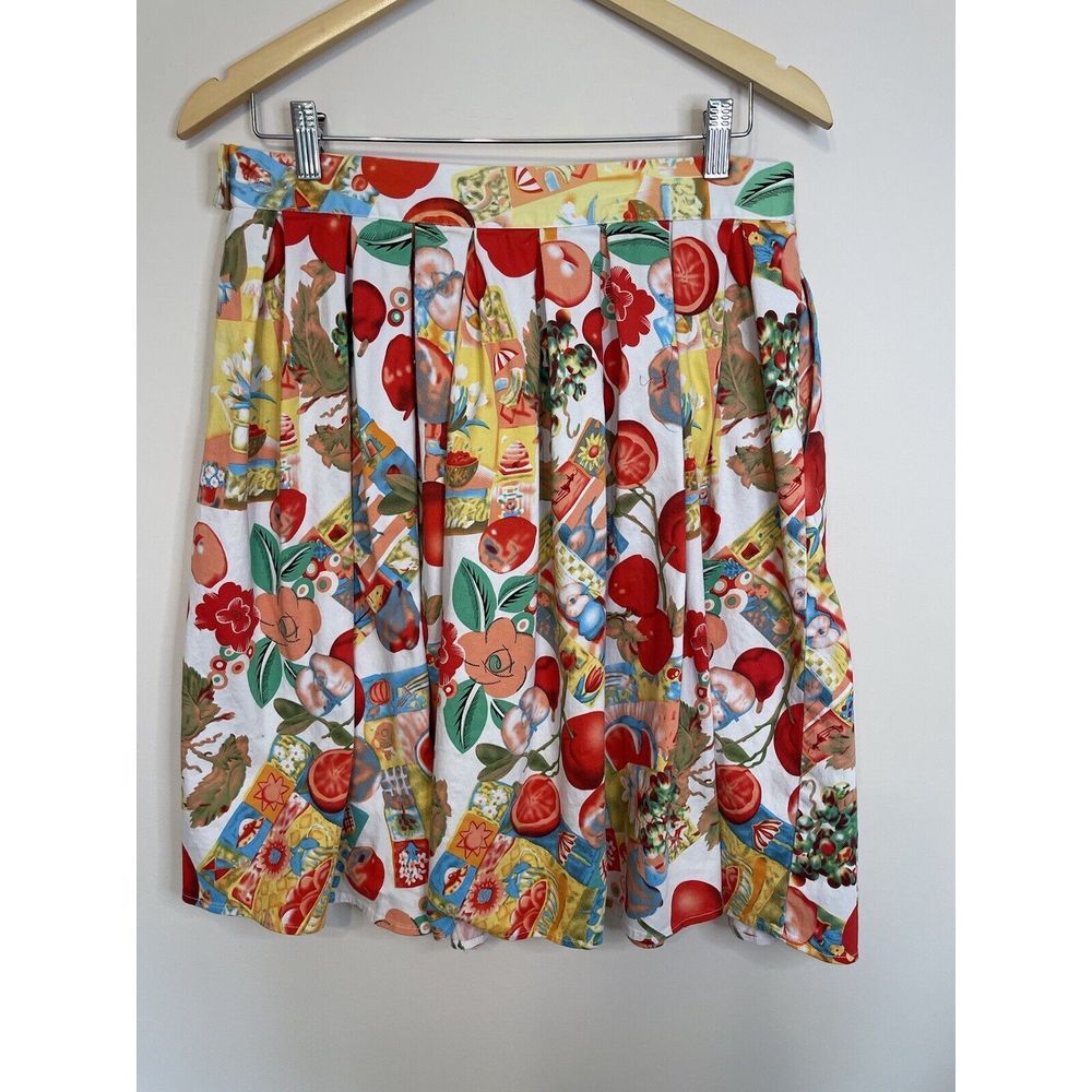 GRACE KARIN Women's Skirt Orchard Tropical Farmers Market Picnic  A‎ Line Sz XL